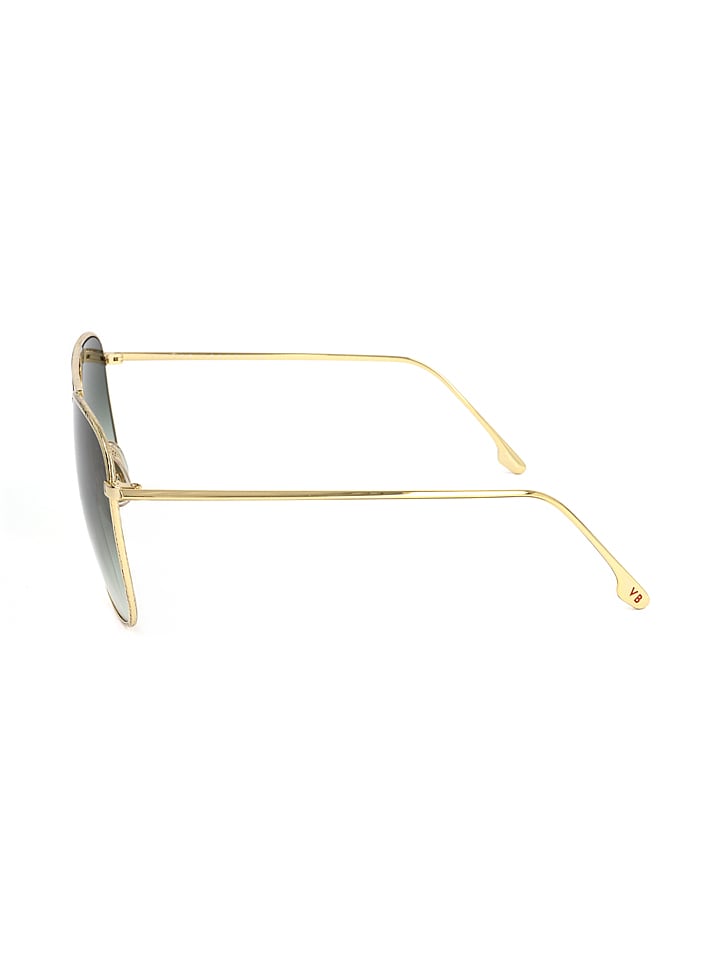 Victoria Beckham Damen-Sonnenbrille in Gold/ Grün günstig kaufen 59