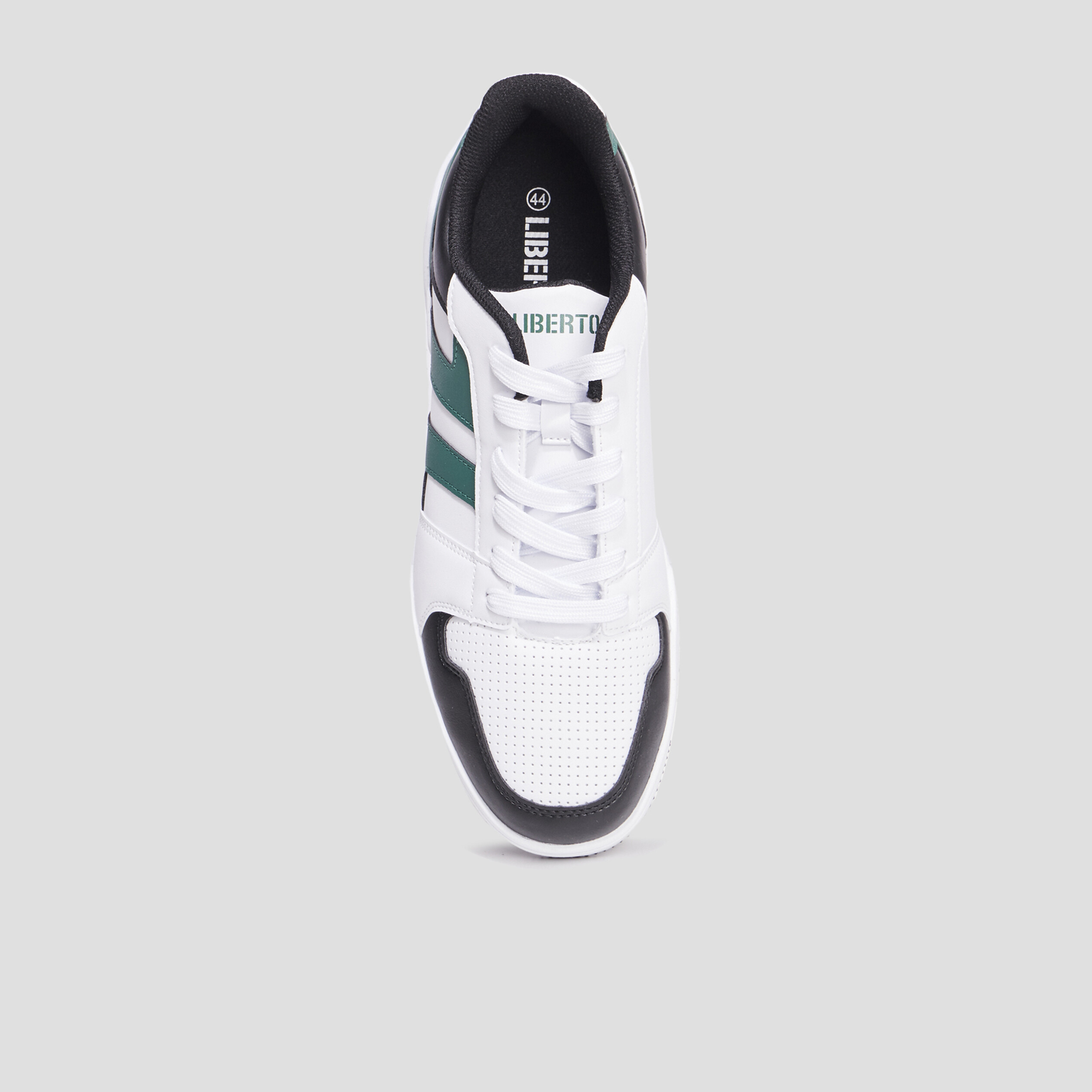 Tennis basses à lacets Liberto Torus blanc homme | La Halle