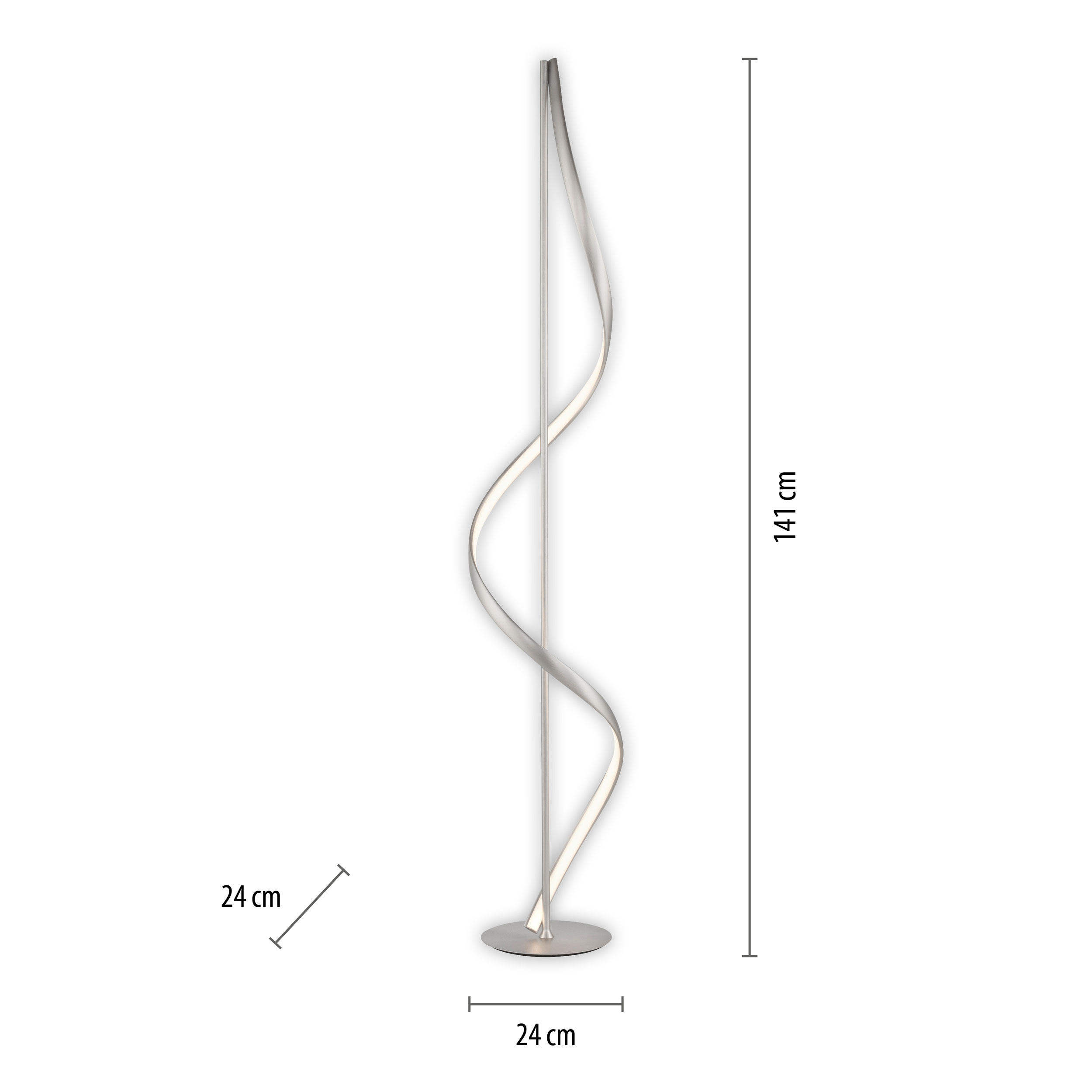 QLED-Stehleuchte 1flg