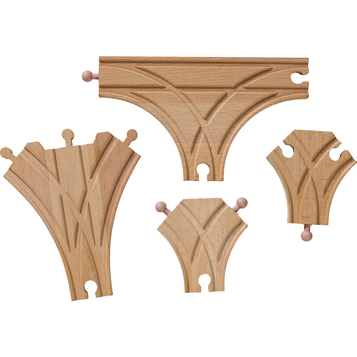 Holzschienen-Set, 31 tlg.
