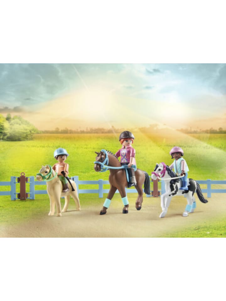 Playmobil Spielfigur Set Pferde von Waterfall - Mobile Reitschule, ab 3 Jahre günstig kaufen onesize