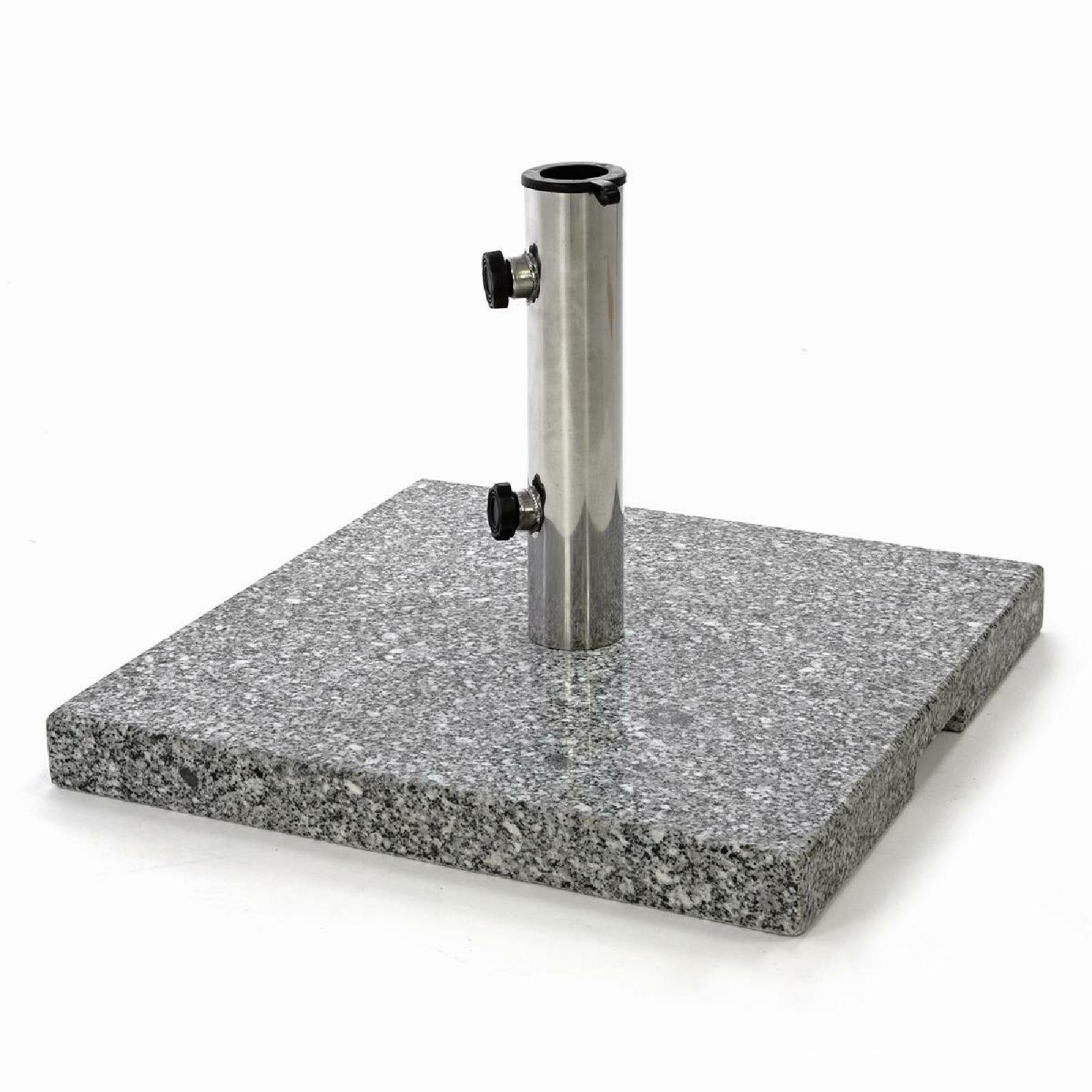 VCM Betonschirmständer Schirmständer eckig 27kg Schirmständer eckig 27kg