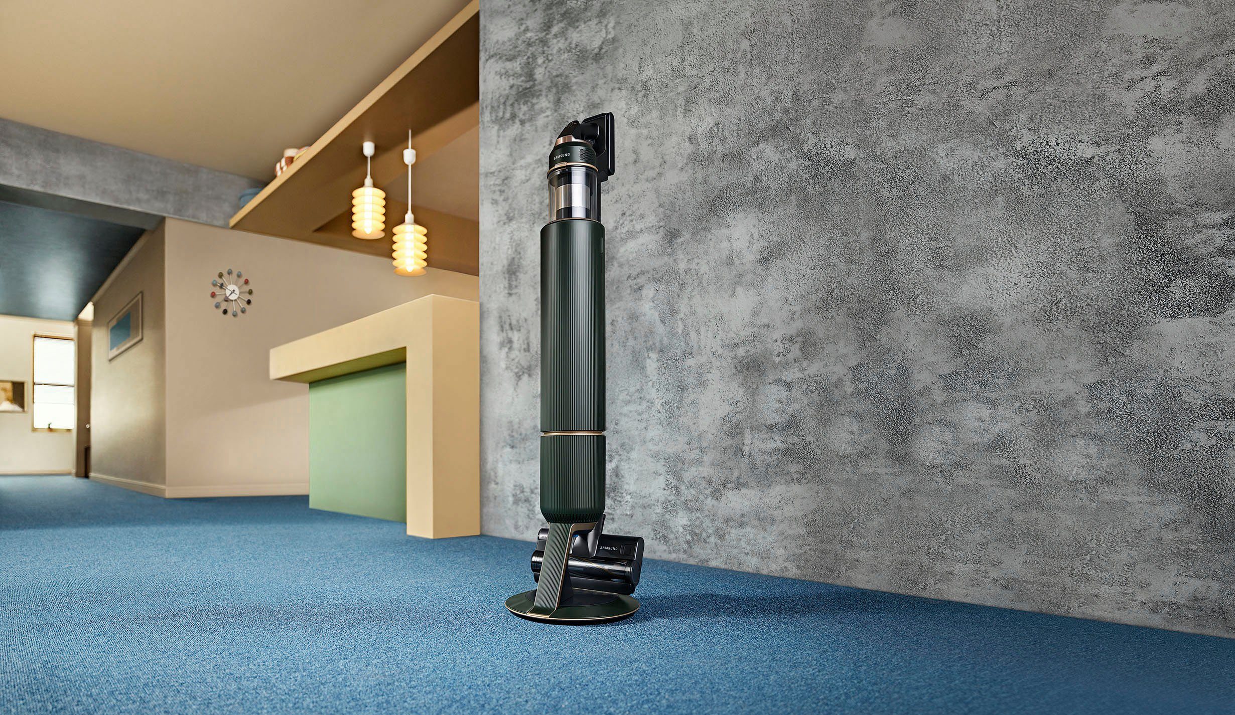 Samsung Akku-Bodenstaubsauger BESPOKE Jet complete extra VS20A95943N/WA, grün, 580 W, beutellos