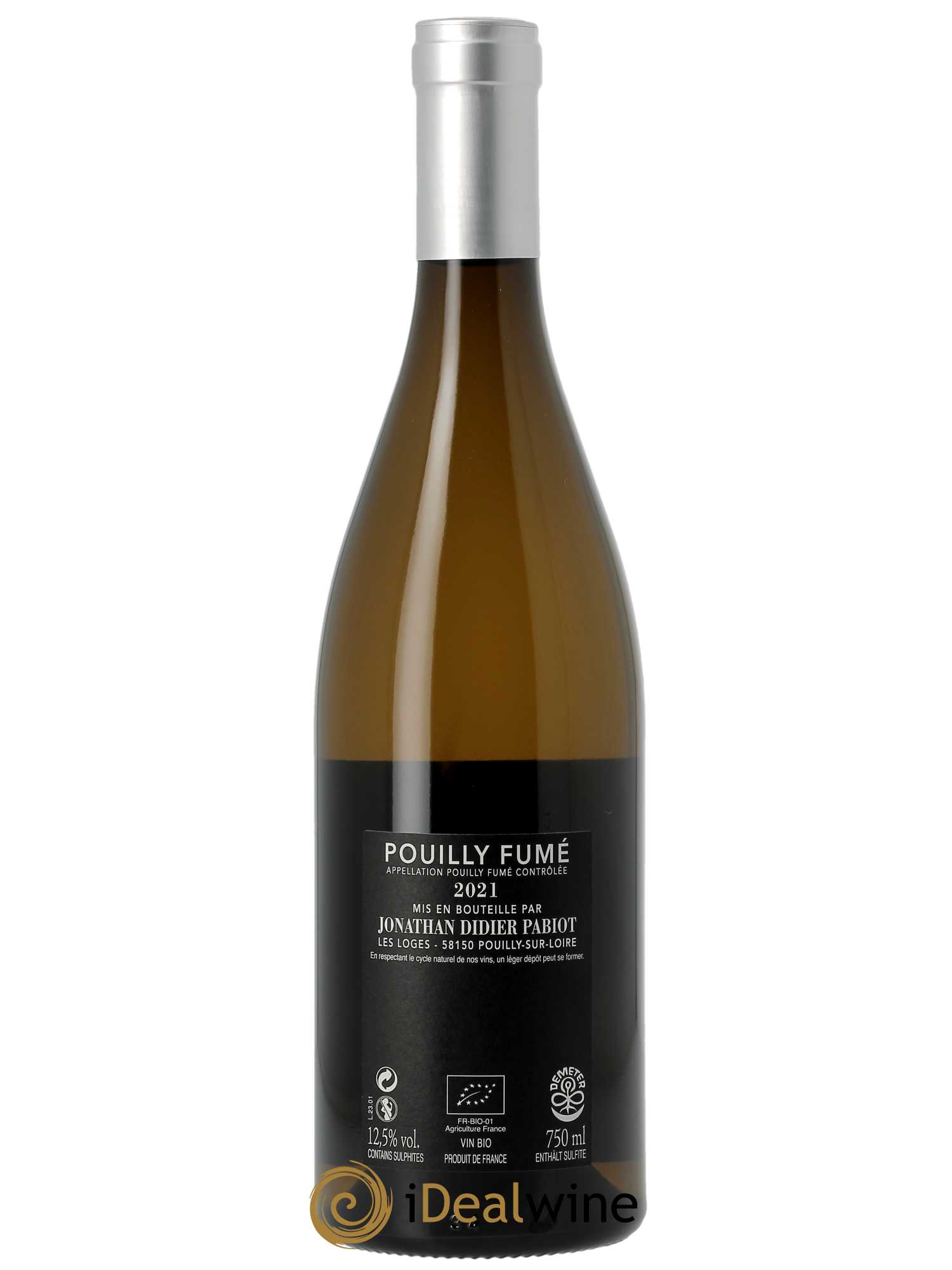 Pouilly-Fumé Aubaine Jonathan Didier Pabiot  2021 - Lot de 1 Bouteille