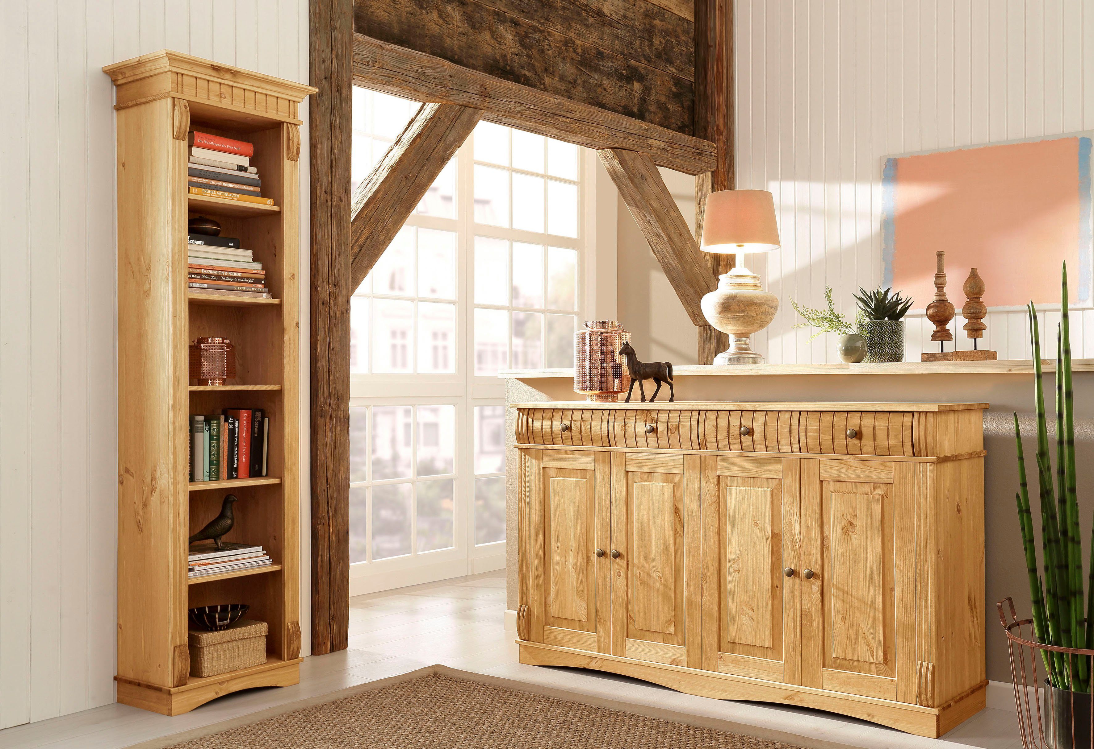 Home affaire Sideboard Teresa, 4-türig, Breite 152 cm