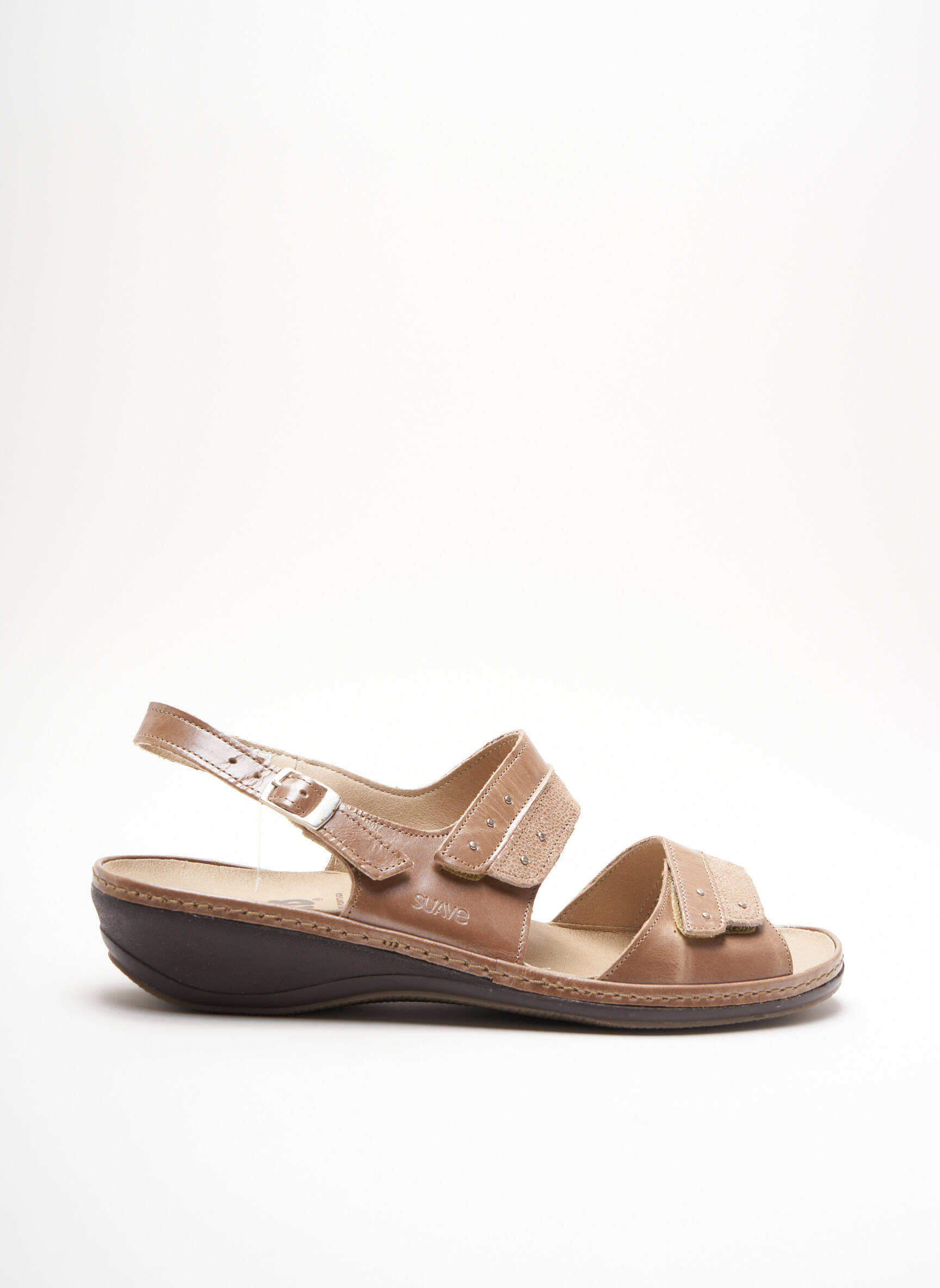 Suave Sandales Nu Pieds Femme couleur marron