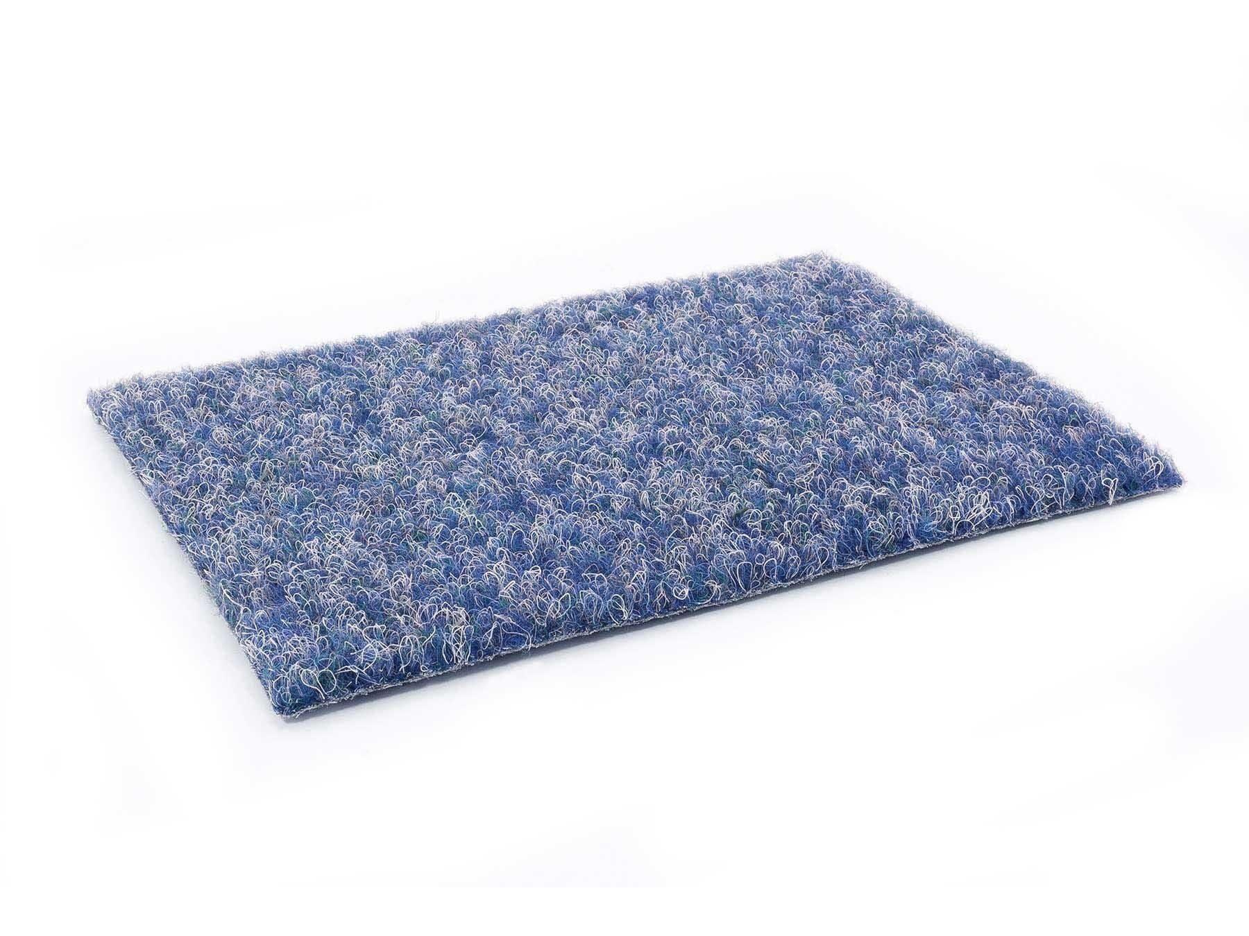 Kunstrasen GREEN, Primaflor-Ideen in Textil, rechteckig, Höhe: 7,5 mm, Rasenteppich, blau, mit Noppen