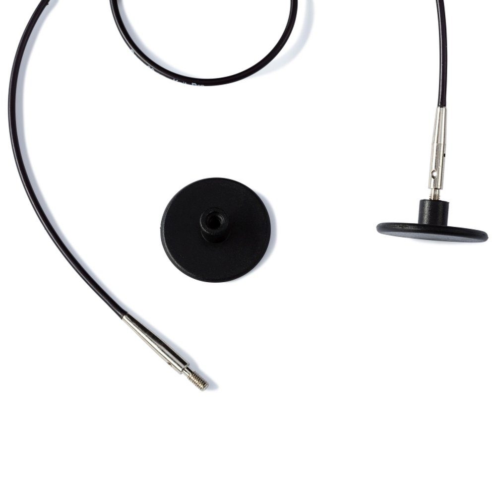 KnitPro Karabiner Nadelseil Vario, (KnitPro), Nadelseil für austauschbare Nadelspitzen, Stricknadel
