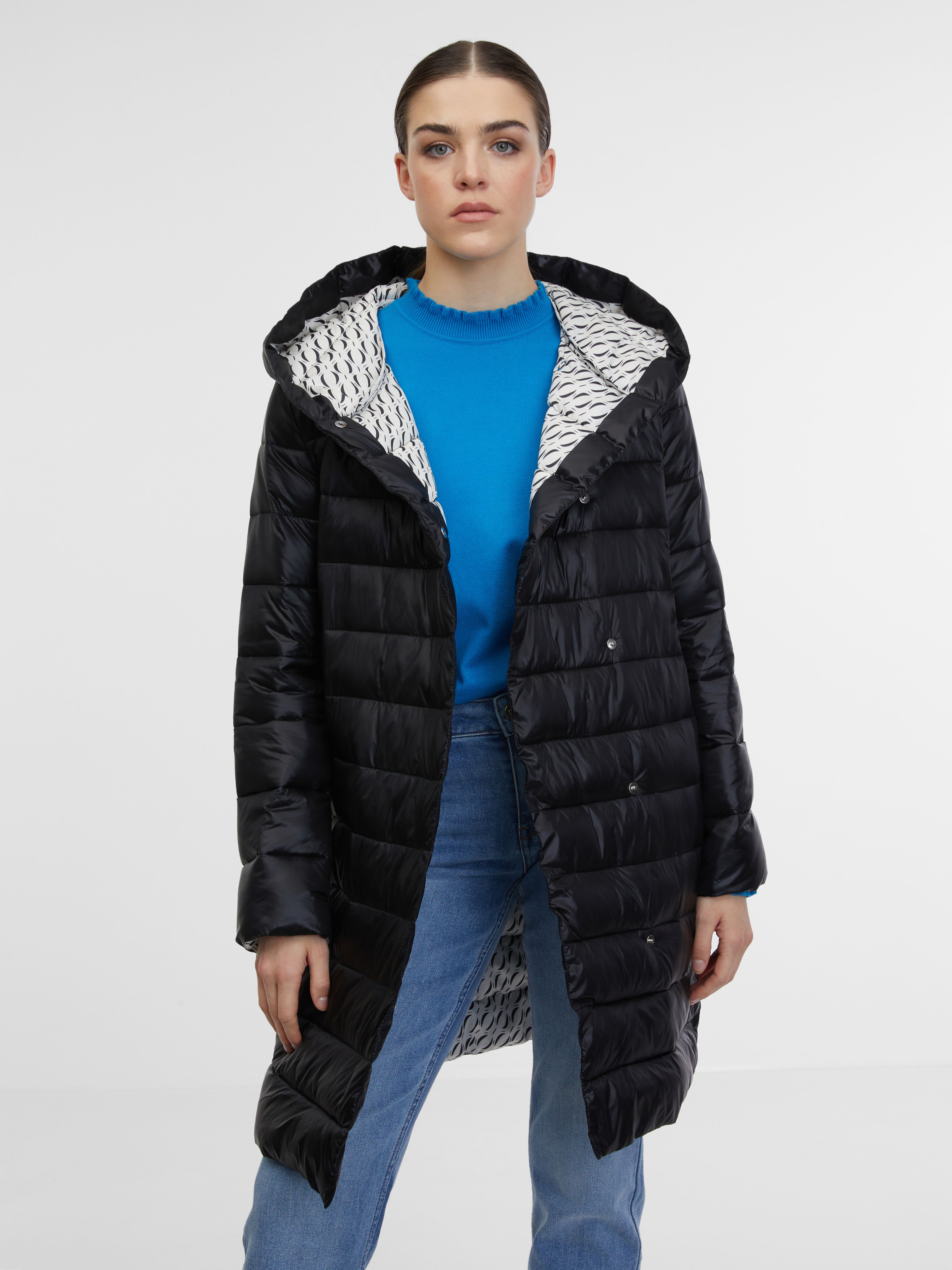 Schwarze Damen-Steppjacke ORSAY