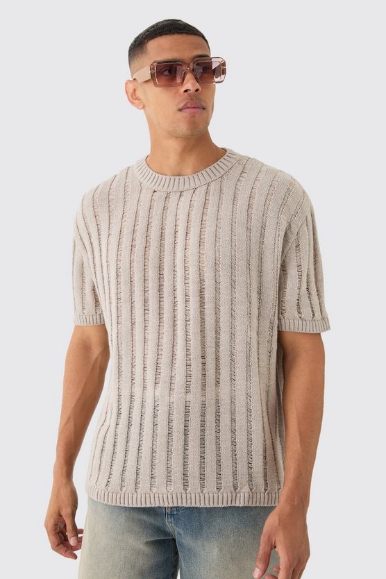 Oversize T-Shirt mit Naht-Detail
