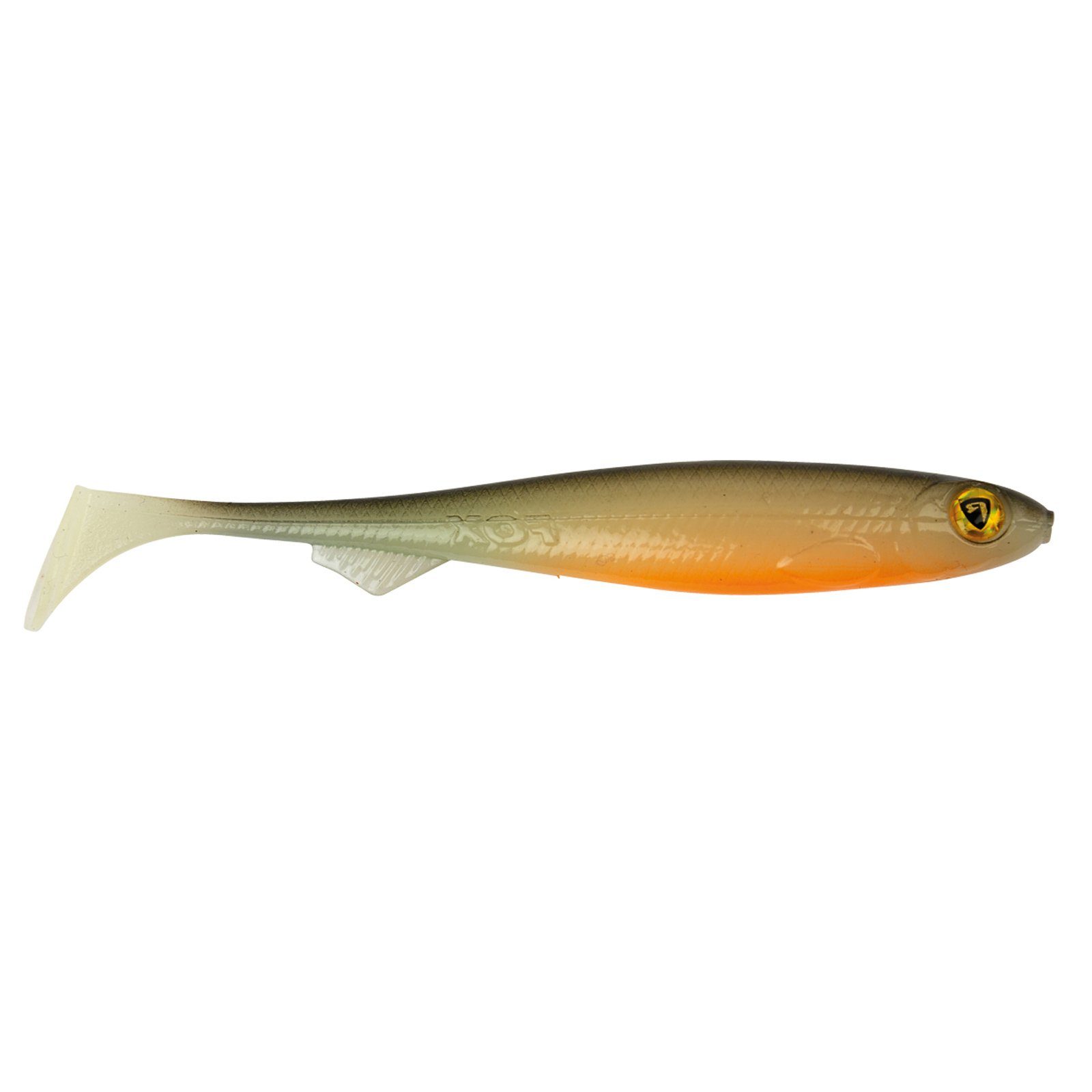 Fox Rage Kunstköder, Fox Rage Slick Shad 9cm UV Hot Olive Gummifisch