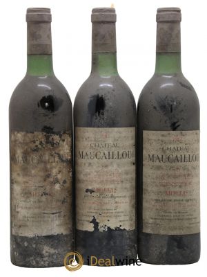 Château Maucaillou  1982 - Lot de 3 Bouteilles