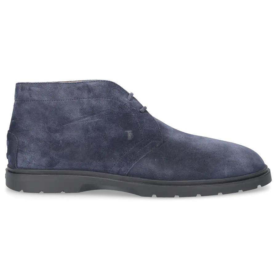Tod's - Stiefeletten M59K00 Veloursleder - blau