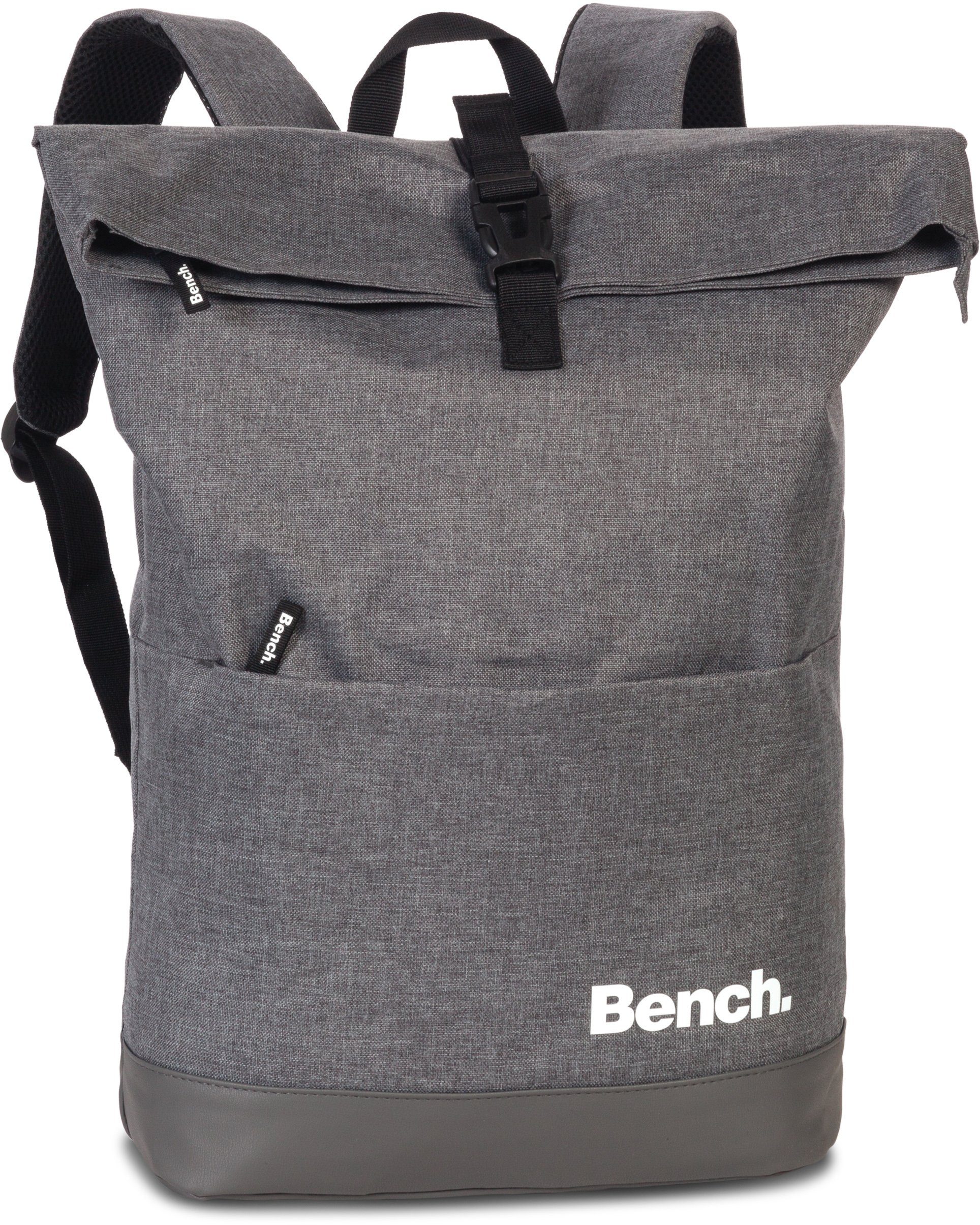 Bench. Laptoprucksack Roll-Top, dunkelgrau