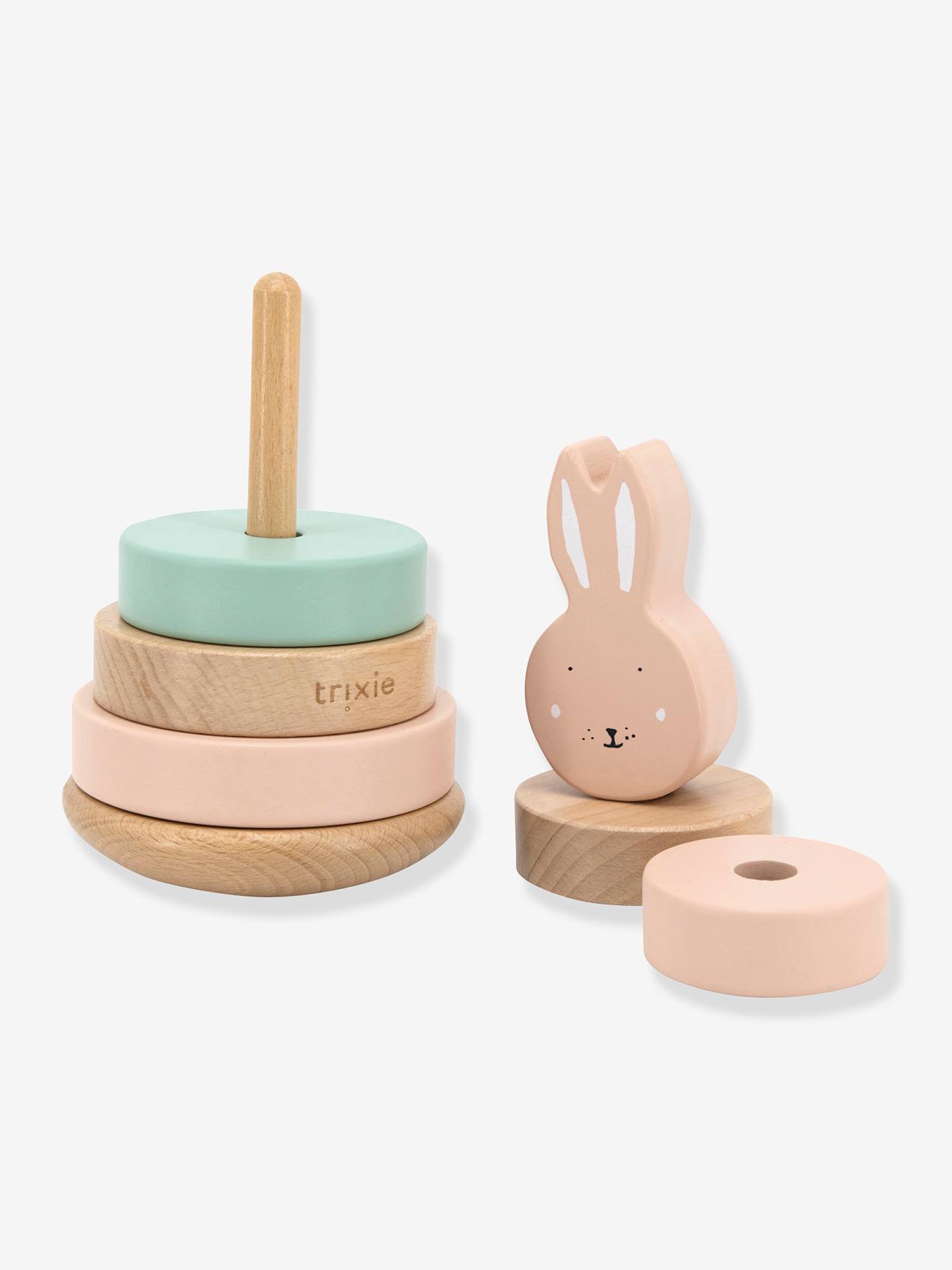 Trixie Baby Stapelturm TRIXIE aus Holz - gelb