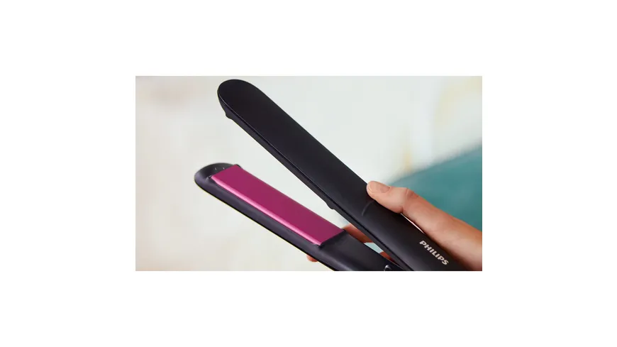 PHILIPS Haarglätter BHS375/00 Schwarz / Pink