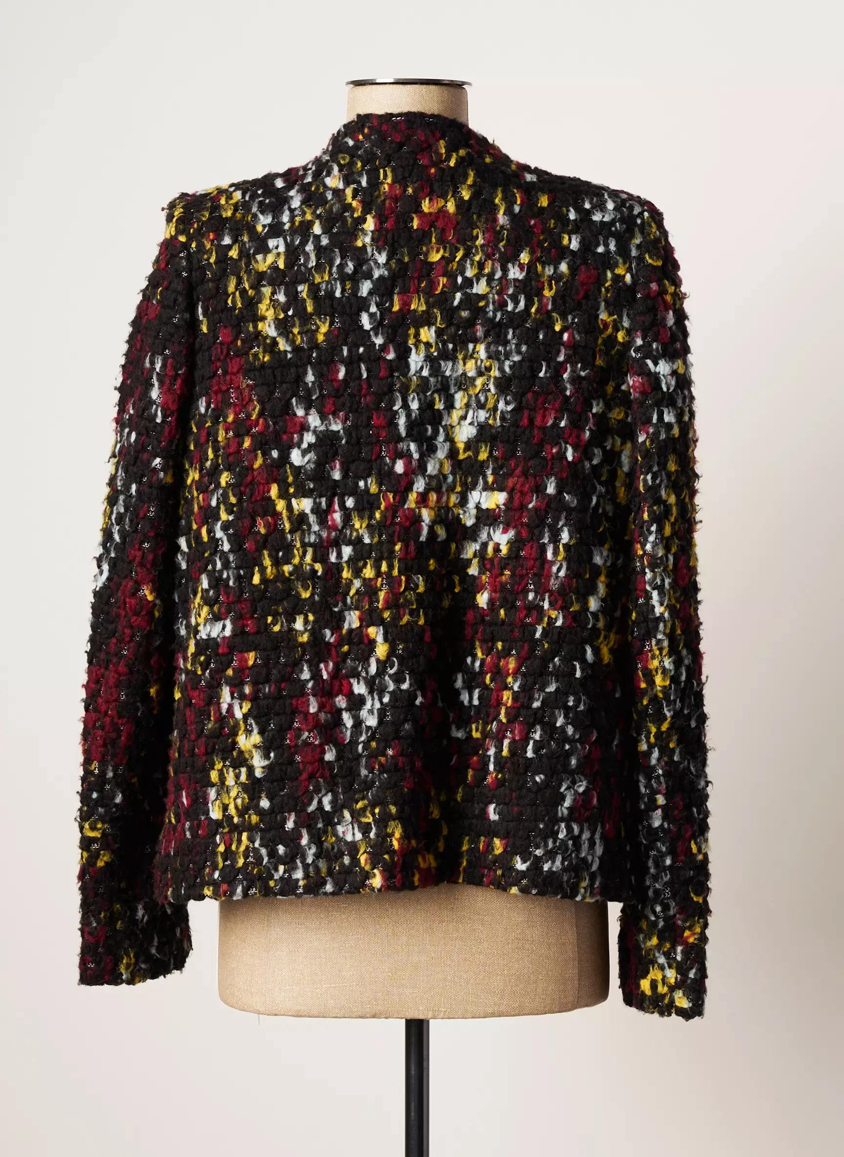 Ba Sh Vestecasual Femme couleur rouge
