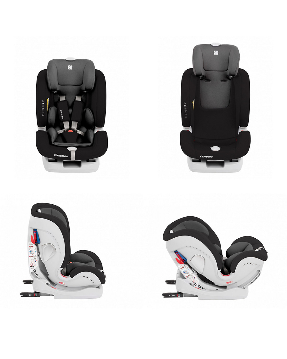 Kindersitz 4 in 1 Isofix Gruppe 0+1/2/3 Kindersitze