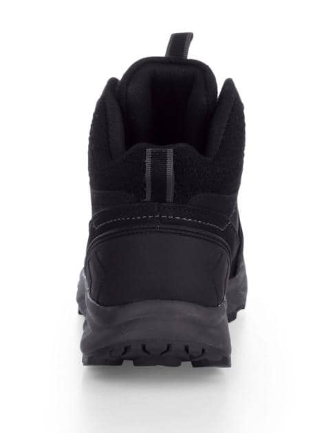 Schnürstiefelette mit kontrastfarbenen Nähten