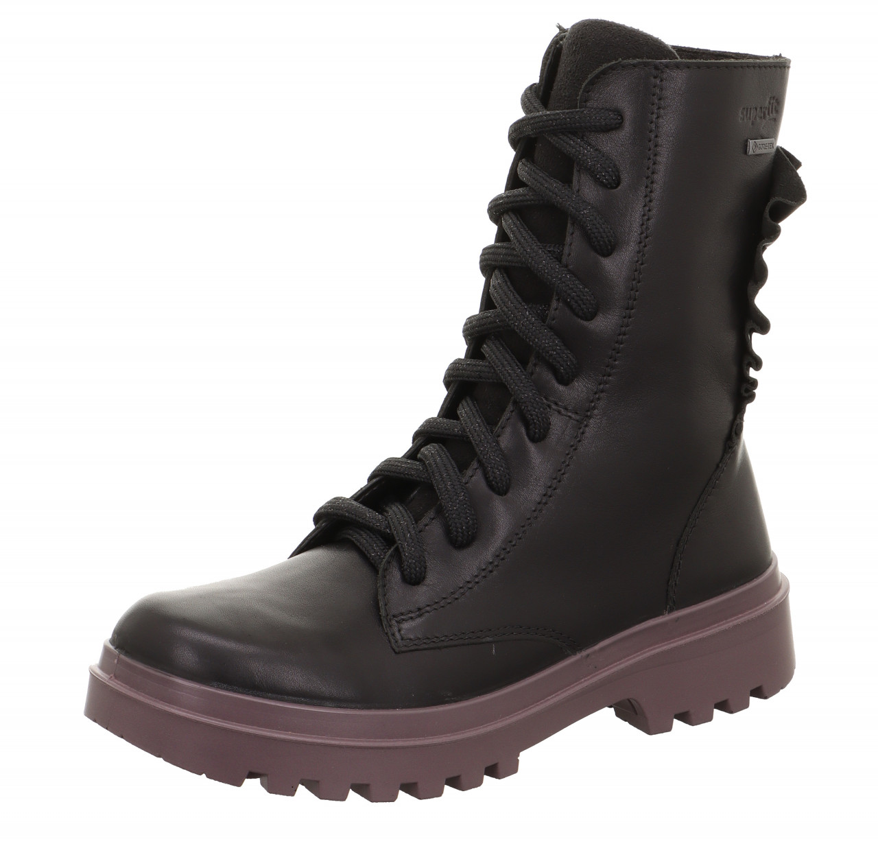 ABBY - Schwarz Boots mit Reißverschluss
