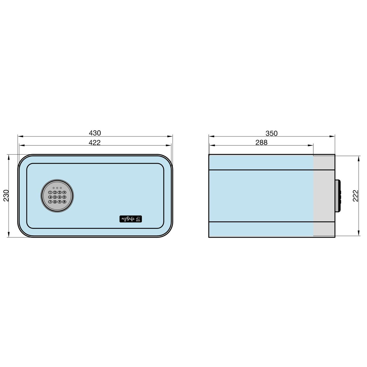 Basi Tresor - mySafe BASI® 430