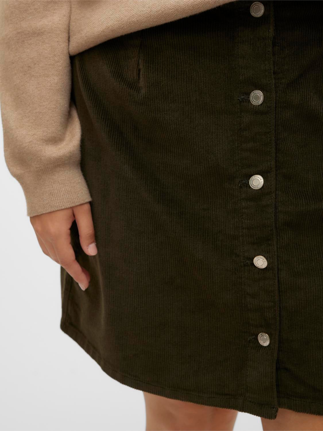 VMCETTA Hohe Taille Kurzer Rock