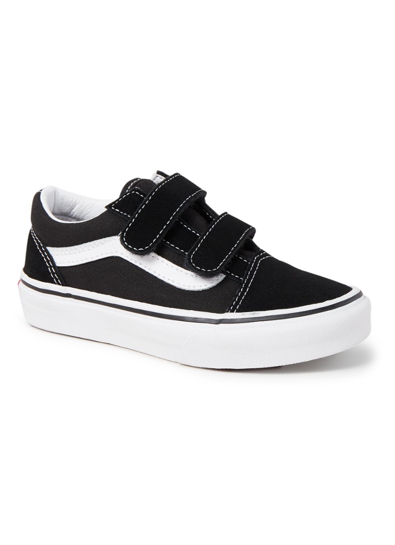 Teniși Vans Old Skool cu detalii din piele întoarsă