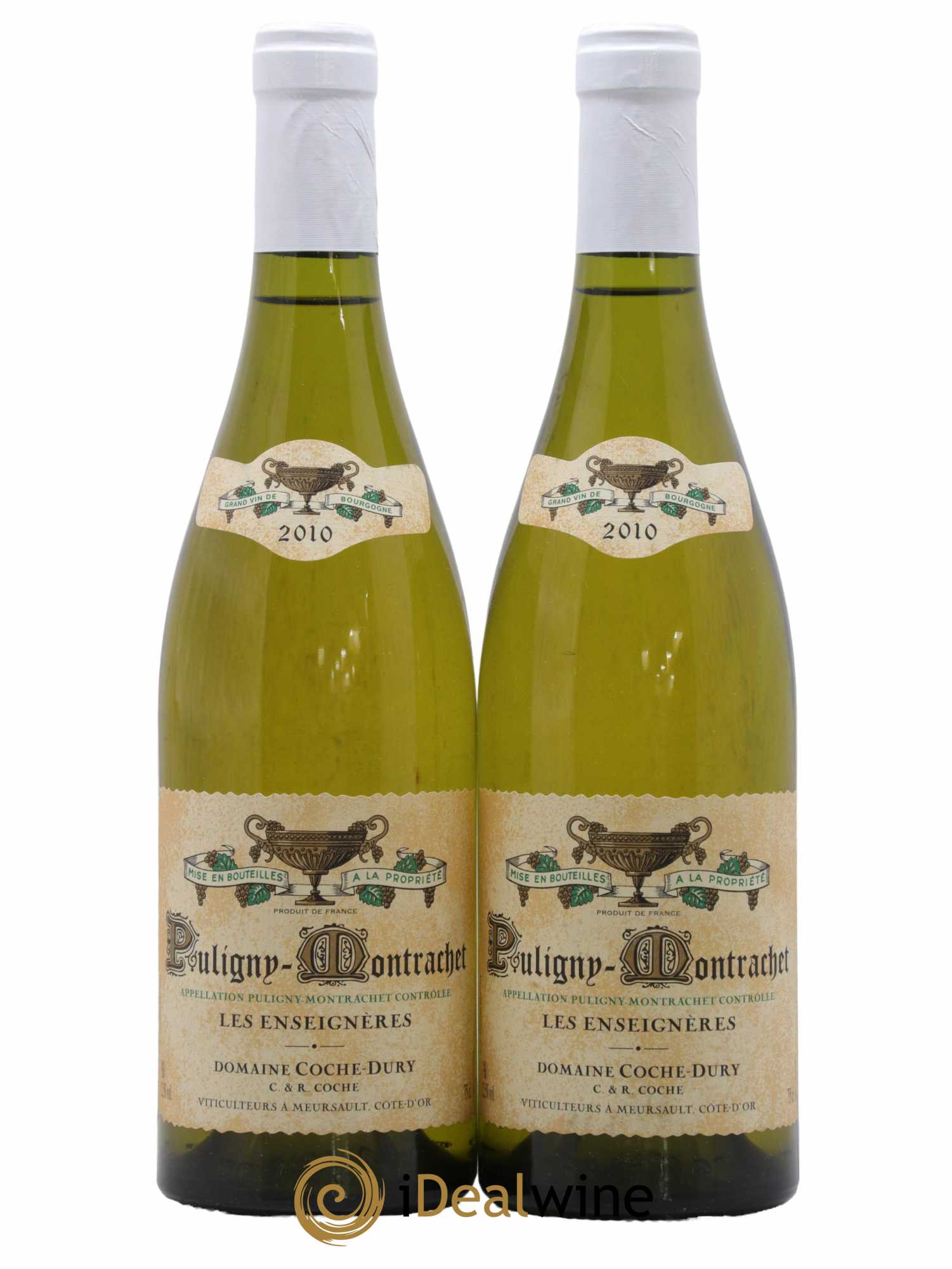 Puligny-Montrachet Les Enseignères Coche Dury (Domaine)  2010 - Lot de 2 Bouteilles