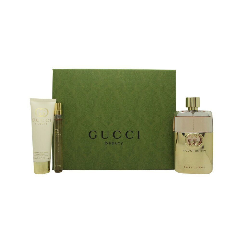 GUCCI Eau de Toilette Gucci Guilty Eau de Parfum 90ml Body Lotion 50ml Spray 10ml