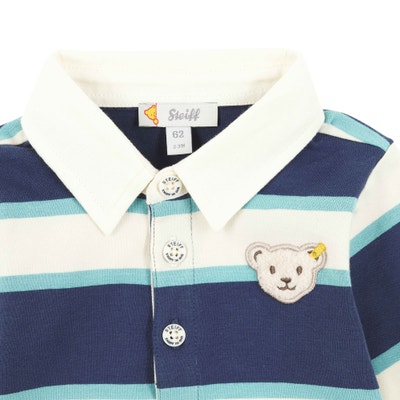 Poloshirt langarm, dunkelblau für Jungs