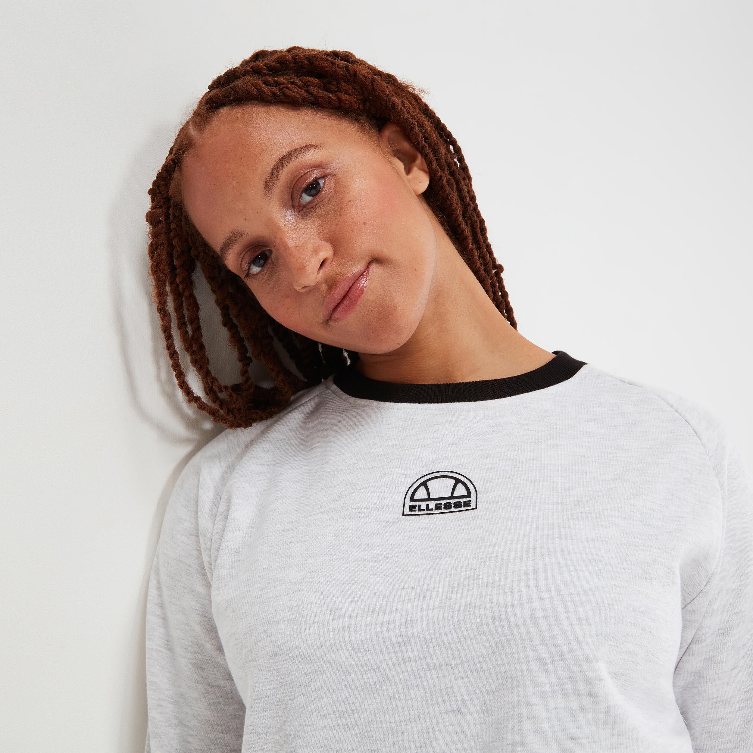 Prudence Sweatshirt Damen - Weiß, Mehrfarbig
