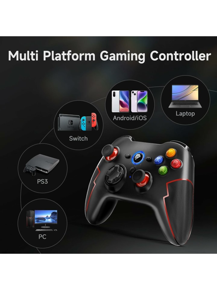 COFI 1453 9013 Pro Wireless-Controller mit Hall-Trigger Rot in Rot günstig kaufen 1
