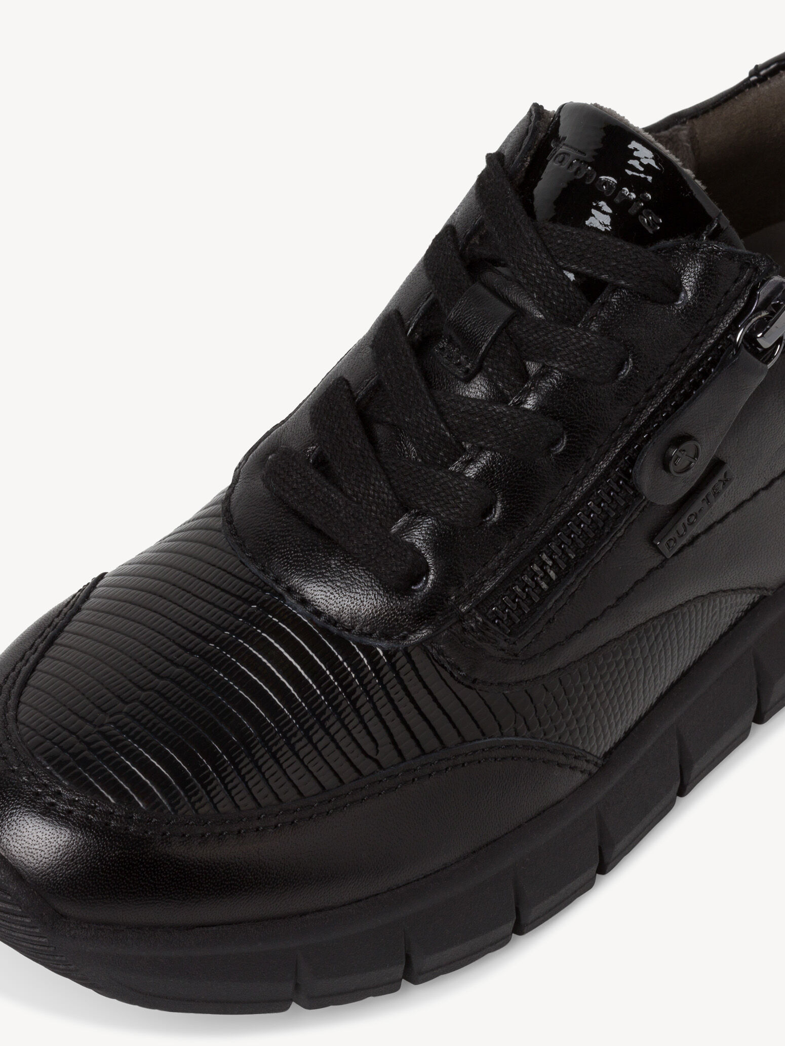 Derbie en cuir - noir