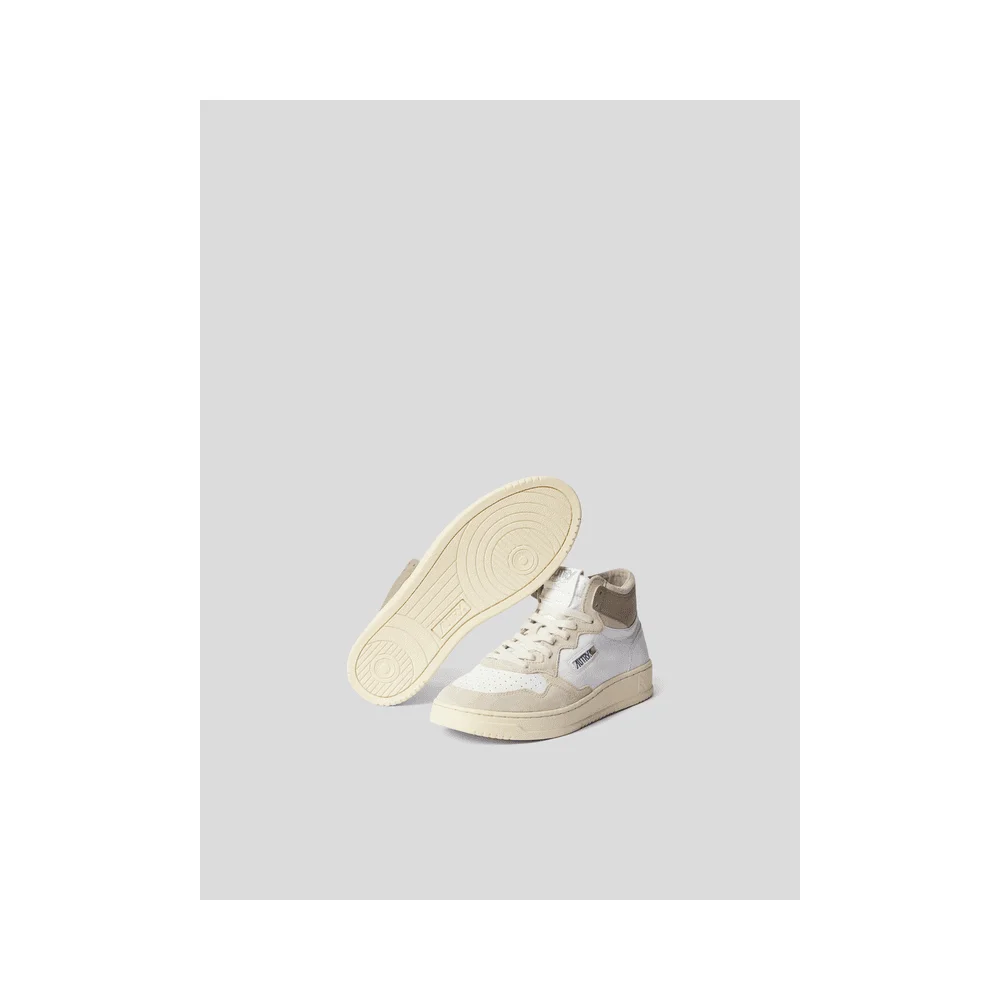 Autry High-Top- mit Label-Details AUMM GS06 / weiss