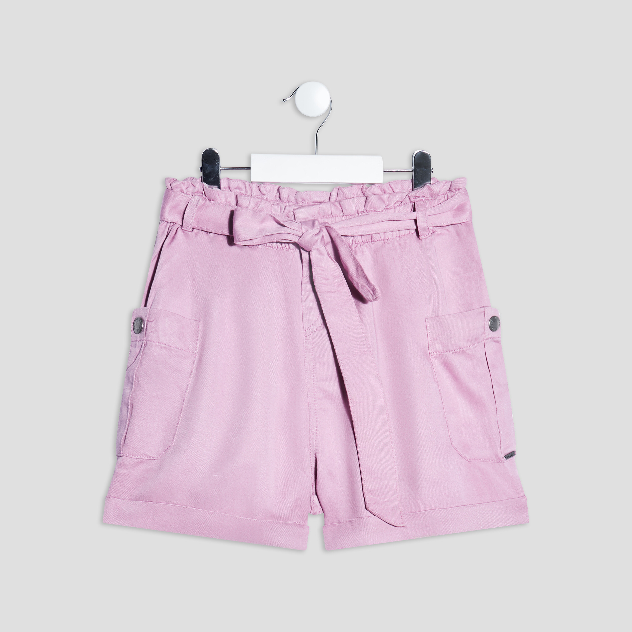 Short paperbag parme fille | La Halle