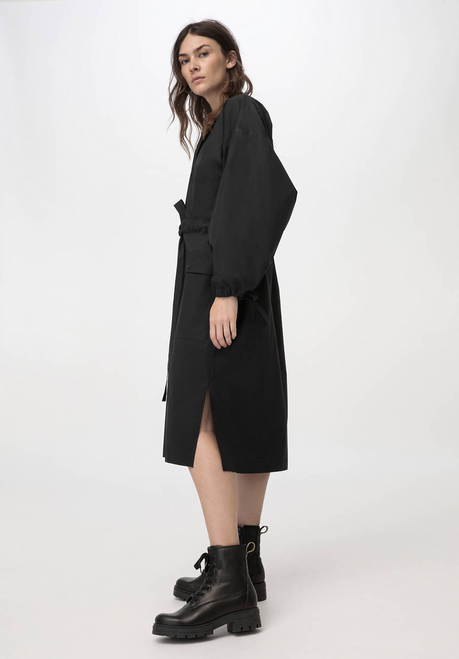 ZERO WASTE Kleid aus reiner Bio-Baumwolle