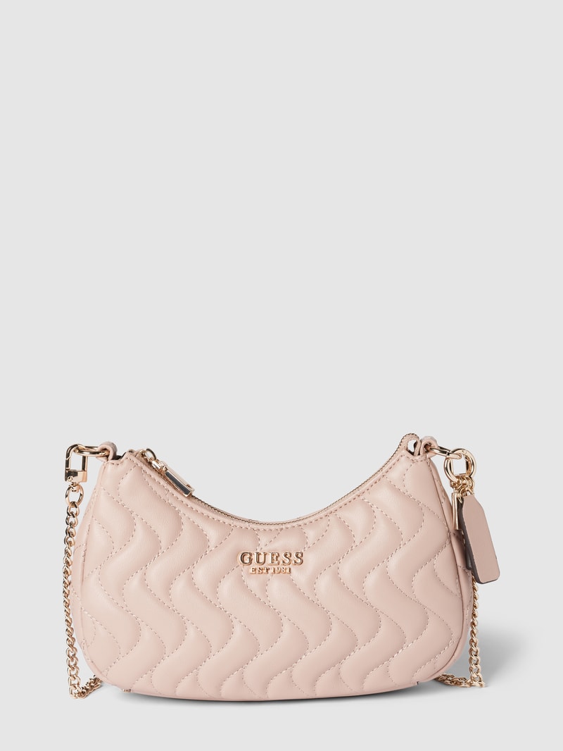 Handtasche mit Steppnähten Modell 'ECO' in altrosa