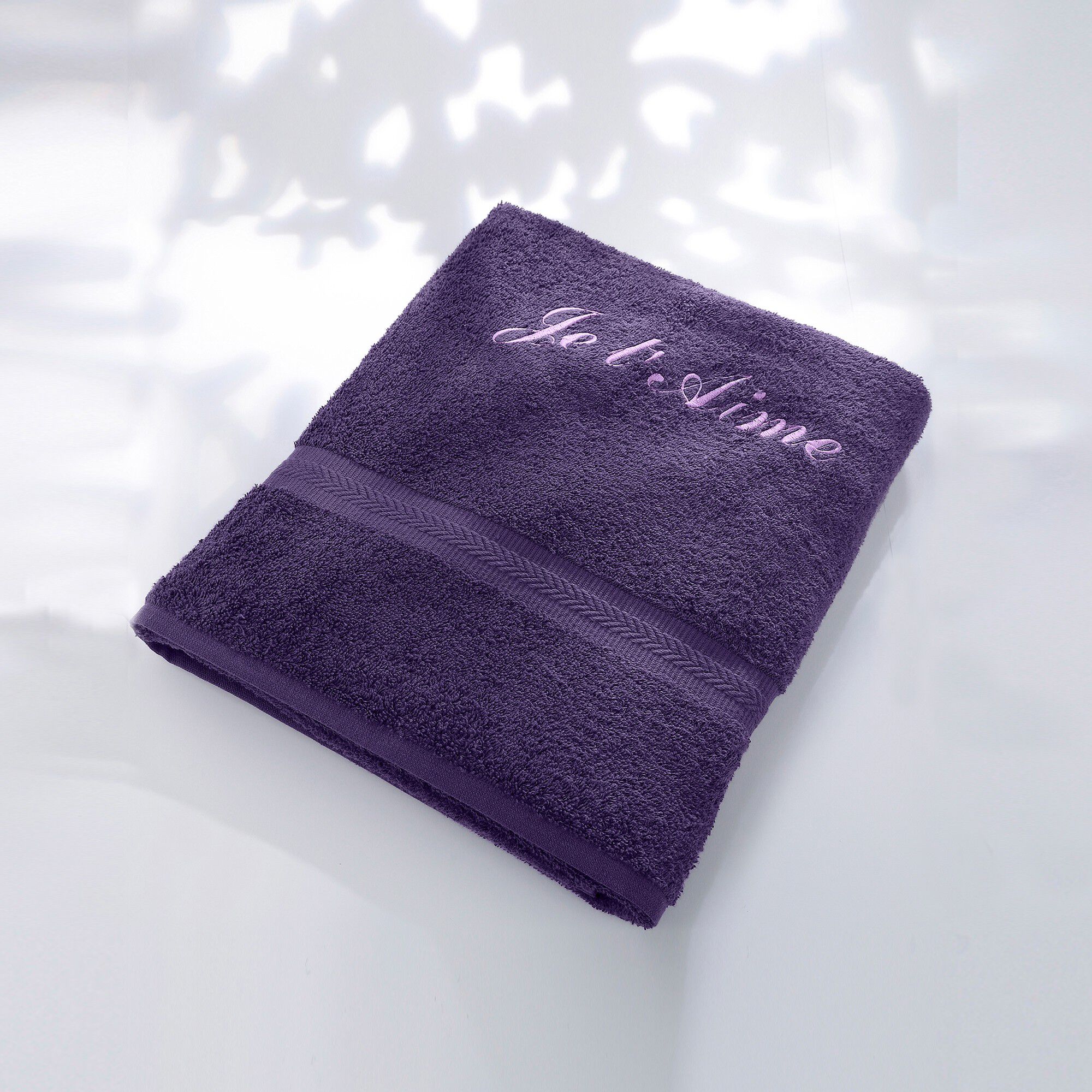 Serviette éponge personnalisable confort moelleux