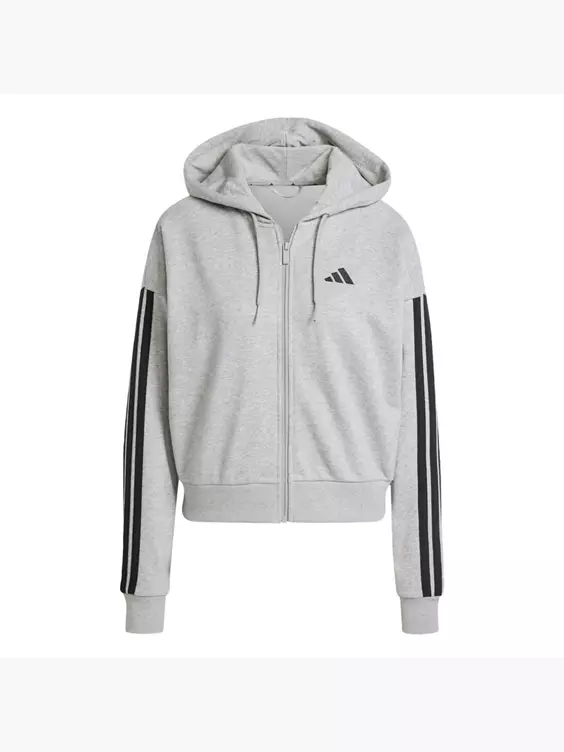 adidas Essentials 3-Streifen French Terry Kapuzenjacke