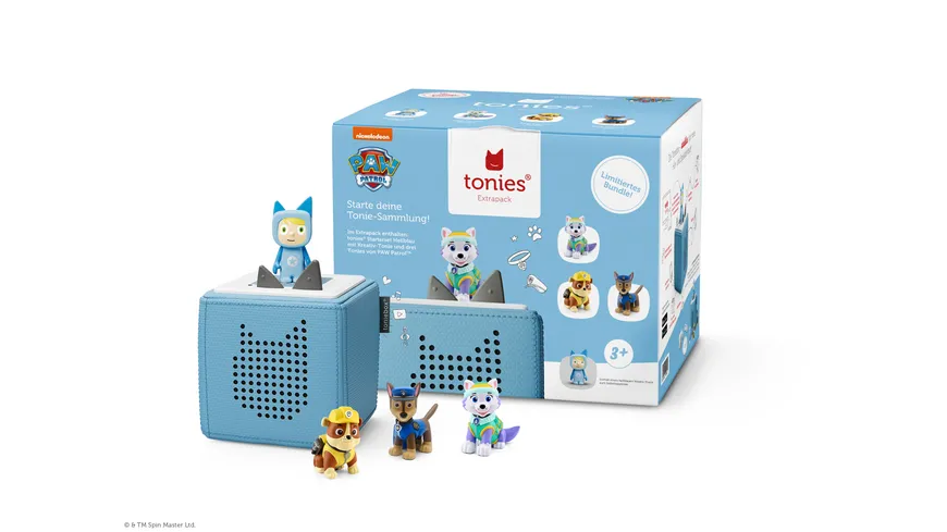 tonies - Toniebox Starterset hellblau PAW Patrol Extrapack