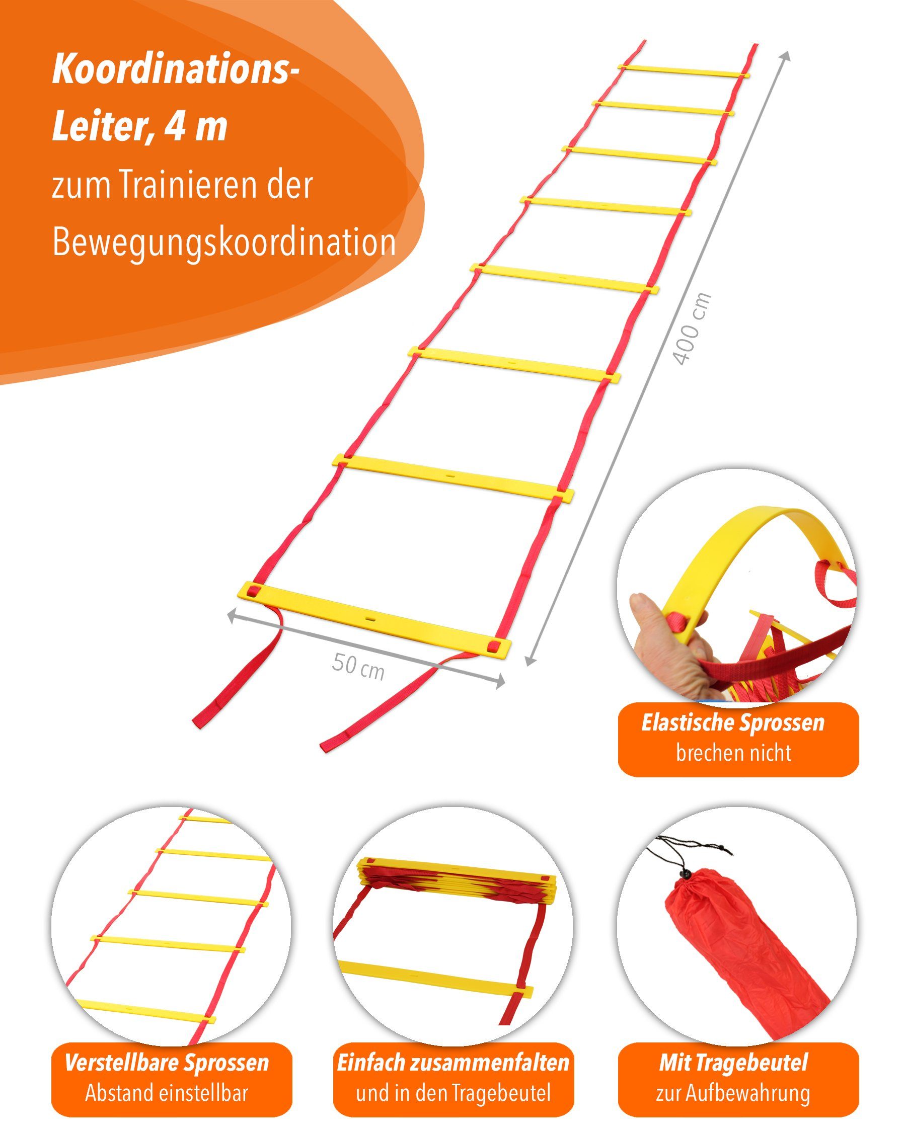 SPORTIKEL24 Koordinationsleiter Koordinationsleiter 4 m