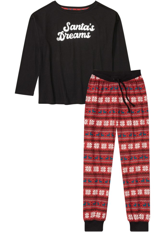 Pyjama mit oversized Shirt und Geschenktasche