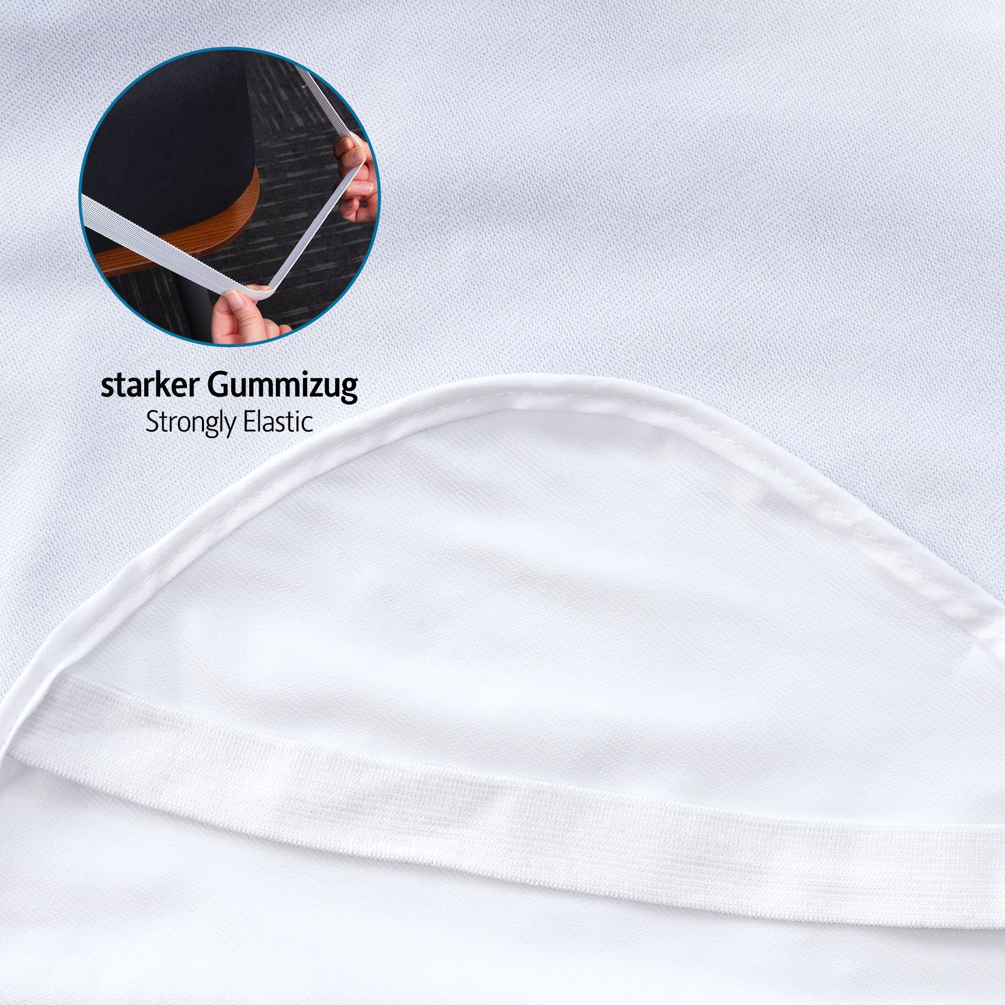 Matratzenschoner 60x120, 90x200, 120x200, 140x200, 160x200, 180x200 oder 200x200 cm Komfortec, 1 oder 2 Stück Wasserdichter, Atmungsaktive Matratzenauflage