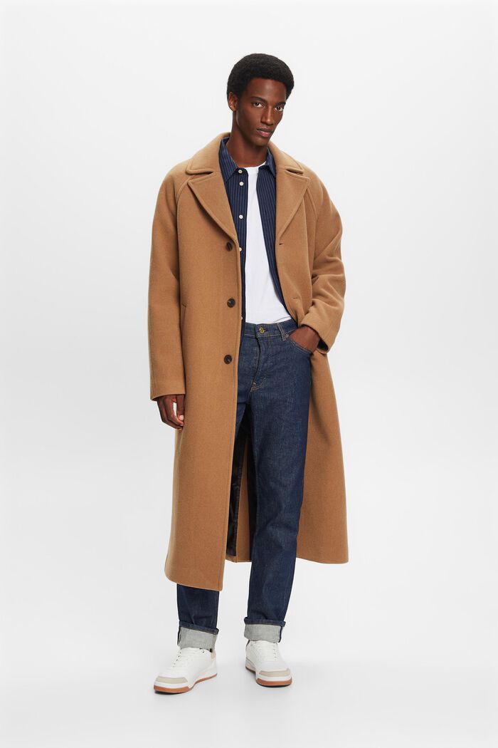 Jeans mit geradem Bein und mittlerer Bundhöhe