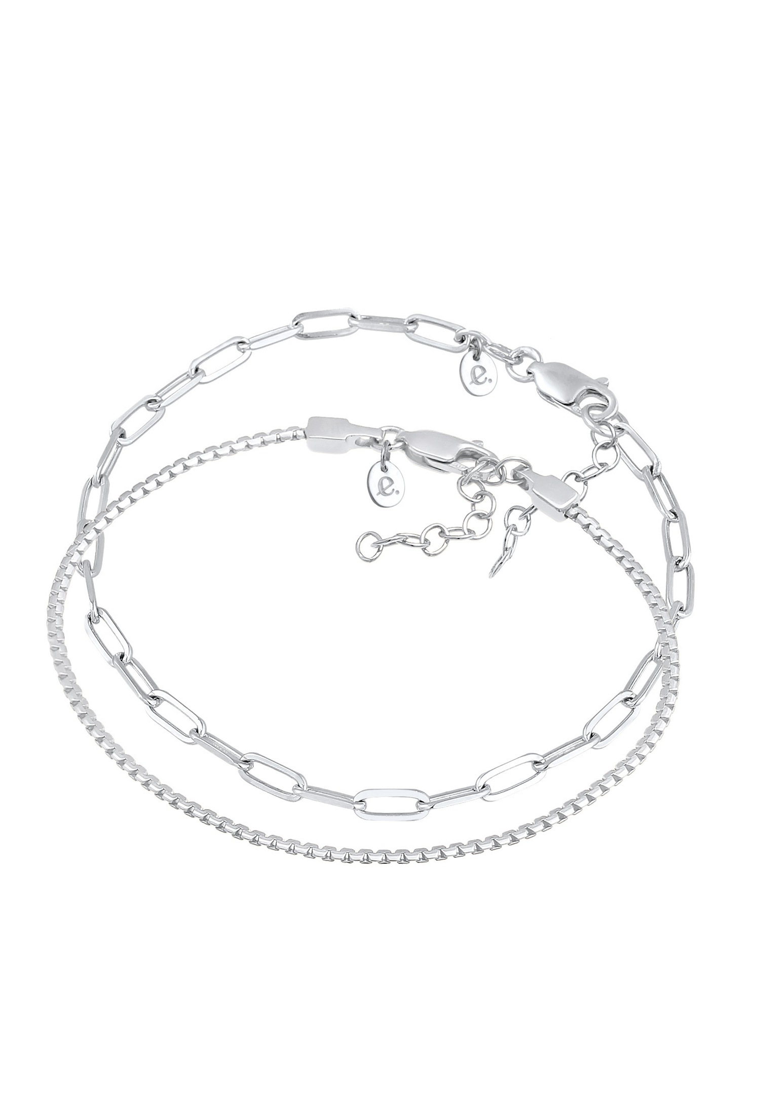 Set de cercei Elli PREMIUM pentru femei, 2 bucăți, argint 925 placat cu rodiu