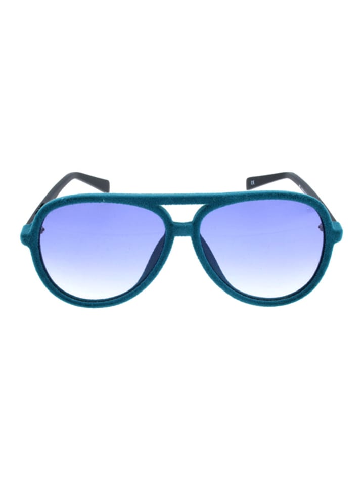 Italia Independent Kinder-Sonnenbrille in Grün/ Schwarz günstig kaufen 52