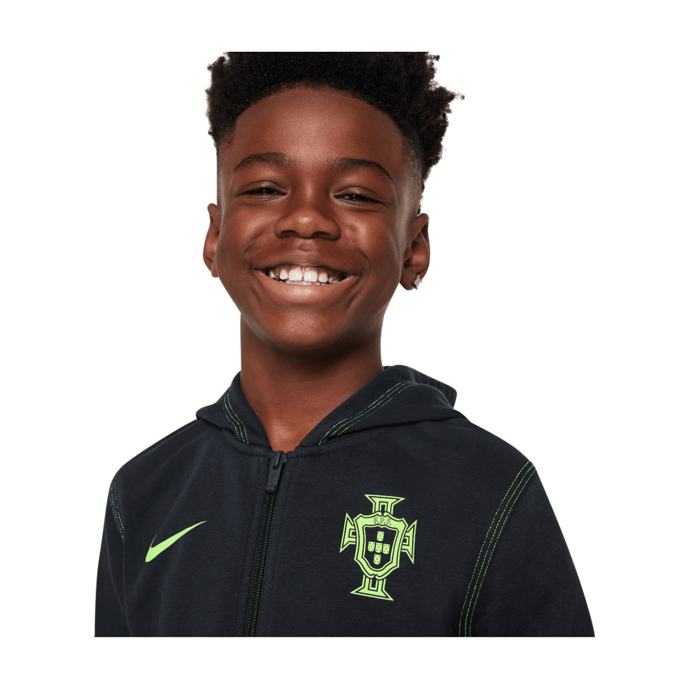 Nike Portugal Kapuzenjacke EM 2024 Kids Blau F426