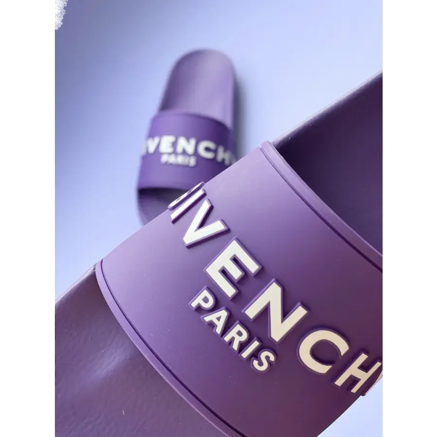 Givenchy - Badeschuhe PARIS Kautschuk - lila