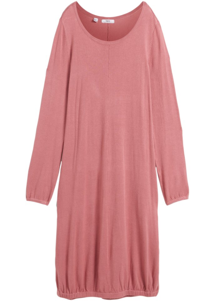 Feinstrickkleid in O-Silhouette, knieumspielend