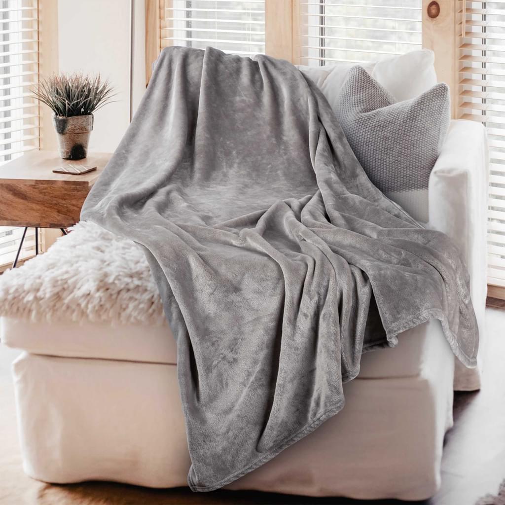 Ortho-Vital Cashmere-Decke 150x200 hellgrau